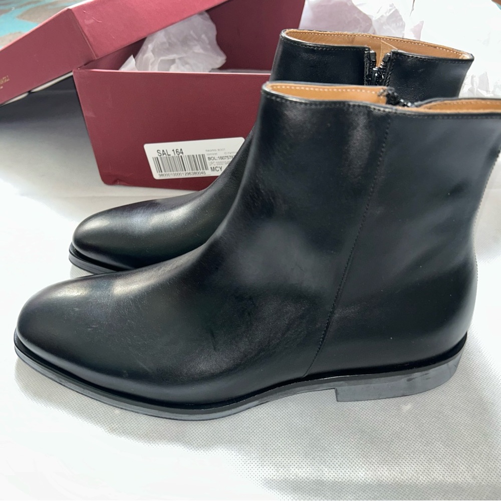 Bruno Magli Raging boots black leather size 8 NIB